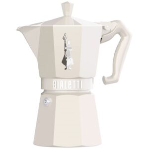 Photo de BIALETTI Cafetière italienne 6 tasses Crème - Moka Exclusive