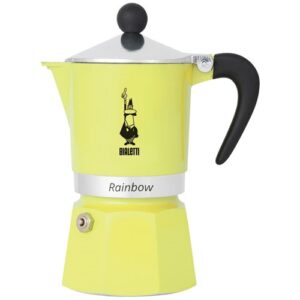 Photo de BIALETTI Cafetière italienne 6 tasses Jaune Pastel - Rainbow