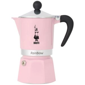 Photo de BIALETTI Cafetière italienne 6 tasses Rose Pastel - Rainbow