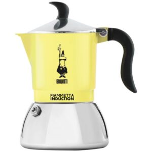 Photo de BIALETTI Cafetière italienne 4 tasses Jaune Pastel - Fiammetta