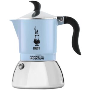 Photo de BIALETTI Cafetière italienne 4 tasses Bleu Azur - Fiammetta