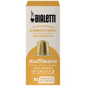 Photo de BIALETTI NESPRESSO COMPATIBLES ALUMINUM RAFFINATO 10 CAPSULES *