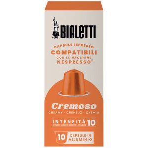 Photo de BIALETTI NESPRESSO COMPATIBLES ALUMINUM CREMOSO 10 CAPSULES *