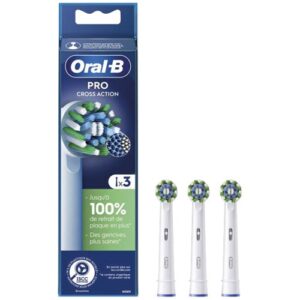 Photo de BRAUN Lot de 3 brossettes - Cross Action - CROSSACTIONX3