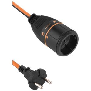 Photo de ELECTRALINE Prolongateur jardin verouillage electralock vvf 2x1.5 20m