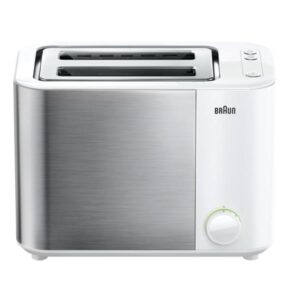 Photo de BRAUN Grille-pain 2 tranches Blanc - HT5000WH