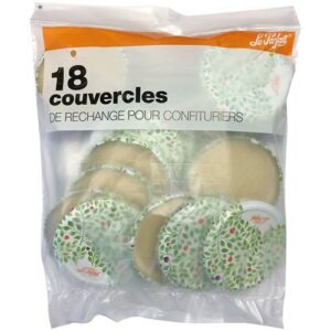 Photo de LE PARFAIT Lot de 18 couvercles pour confituriers