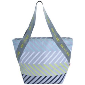 Photo de IRIS Sac isotherme Lunch Bag 3.7 L Turquoise Printing - Tote On The Go Fluor