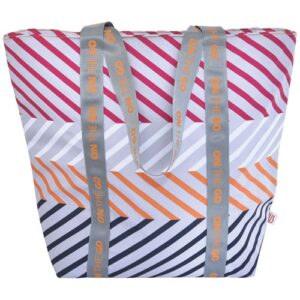 Photo de IRIS Sac shopping isotherme Lunch Bag 3,7 L Fuschia Printing - On The Go Fluor