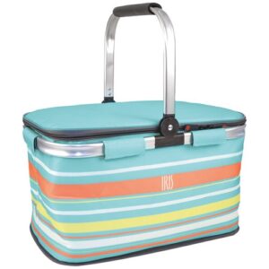 Photo de IRIS Panier pique-nique isotherme 20 L Bleu - Picnic Summer