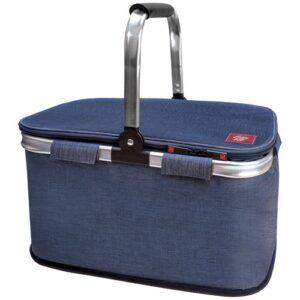 Photo de IRIS Panier pique-nique isotherme 20 L Bleu - Picnic Enjoy Life