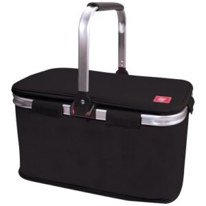 Photo de IRIS Panier pique-nique isotherme 20 L Noir - Picnic Enjoy Life