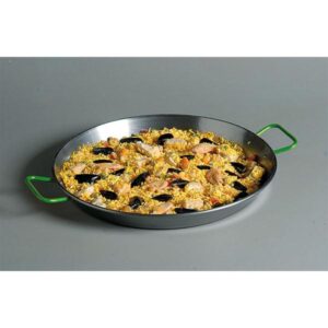 Photo de LA VALENCIANA Plat à paëlla Acier Poli 40 cm