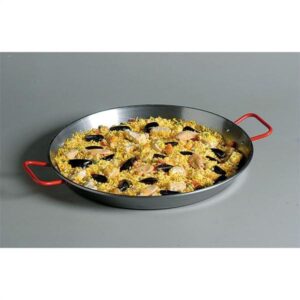 Photo de LA VALENCIANA Plat à paëlla Acier Poli 50 cm