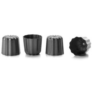 Photo de IBILI Lot 4 moules à cannelés 6 cm - Moka