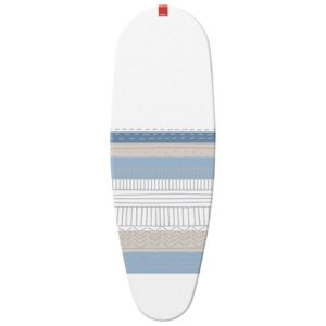 Photo de RAYEN Housse table à repasser Premium clip 130 x 47 cm blanc, gris et bleu