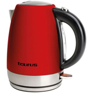 Photo de TAURUS Bouilloire 1.7 L Rouge - Vintage - 958527000