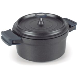 Photo de LACOR Cocotte ronde 20 cm Noire - Fundicion