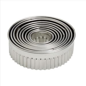 Photo de LACOR Découpoir rond cannelé de 9 emporte pièces Inox