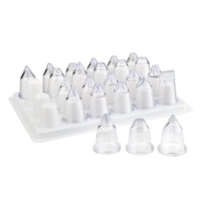 Photo de LACOR Douille acrylique assortie Lot de 24.