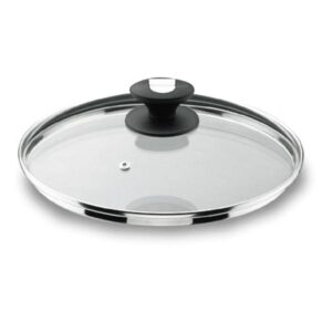 Photo de LACOR Couvercle verre avec sortie vapeur 32cm - Durit