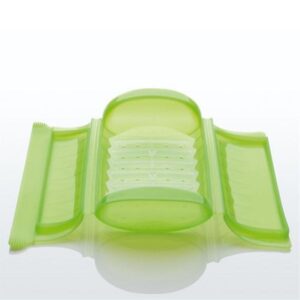 Photo de LEKUE Papillote en silicone Verte + grille - 3/4 personnes