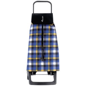 Photo de ROLSER Poussette de marché 2 roues 40 L Bleue - Jet Scottish Joy