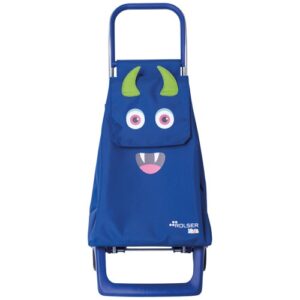 Photo de ROLSER Poussette de marché 2 roues 29 L Bleue - Monster Kid MF Joy-1700