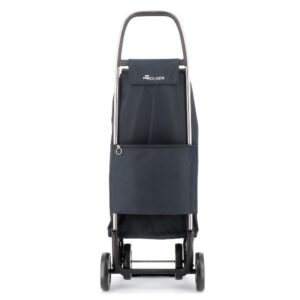 Photo de ROLSER Poussette de marché 4 roues 43 L Gris Foncé - Imax MF Dos+2