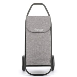 Photo de ROLSER Poussette pliante 2r Com tweed 8 gris tube noir
