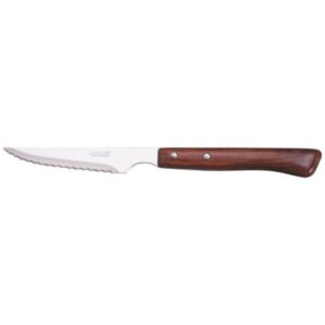 Photo de ARCOS Couteau à steak lame crantée 11 cm - Bois Brun