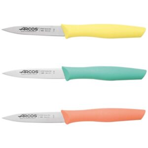 Photo de ARCOS Set 3 couteaux Office 10 cm Assortis - Nova