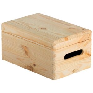 Photo de ASTIGARRAGA Caisse de rangement en pin massif 30x20x14cm