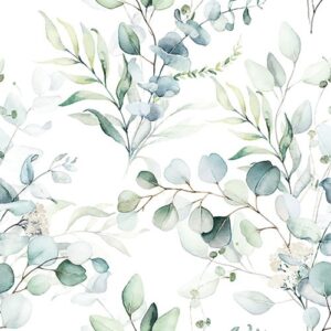 Photo de AMBIENTE Lot 20 serviettes en papier 33 x 33 cm - Eucalyptus