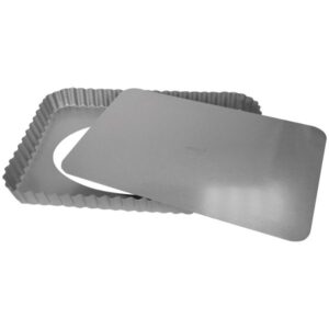 Photo de PATISSE Moule à tarte rectangle 32 x 22 x 2.8 cm - Silver Top