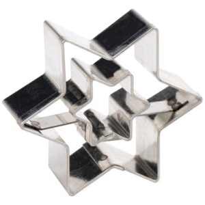 Photo de PATISSE Découpoir Étoile double 5 cm Inox