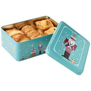 Photo de PATISSE BOITE A BISCUITS METAL VIDE CASSE NOISETTE *