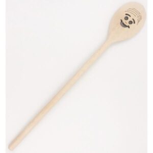Photo de PATISSE Cuillère bois ovale 30 cm - Smiley