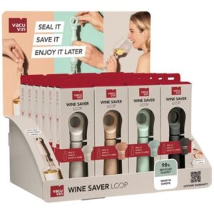 Photo de VACUVIN Présentoir 24 pompes à vin - Loop *