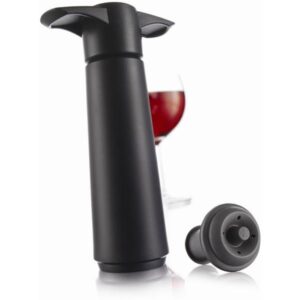 Photo de VACUVIN Coffret Pompe à vin + 2 bouchons - Classic