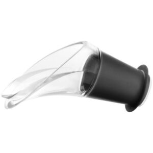 Photo de VACUVIN Lot de 2 verseurs anti-goutte Noir - Wine Server Crystal