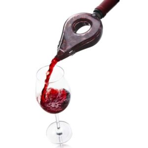 Photo de VACUVIN Aérateur à vin Noir & Transparent - Wine Aerator