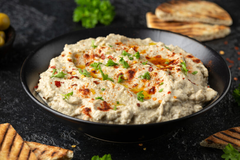 Photo de la recette : Recette baba ganoush aubergines