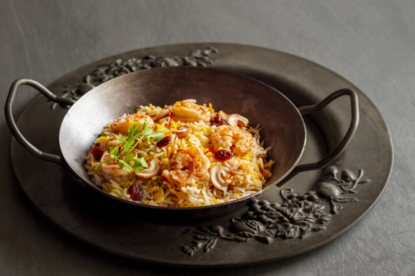 Photo de la recette : Recette biryani avec riz basmati et crevettes