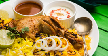 Photo de la recette : Recette biryani de poulet hyderabadi