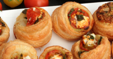 Photo de la recette : Recette bouchées fromage de chèvre et tomate