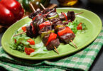 Photo de la recette : Recette brochettes de boeuf grillées aux légumes