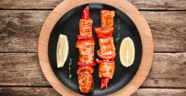 Photo de la recette : Recette brochette de saumon grillé
