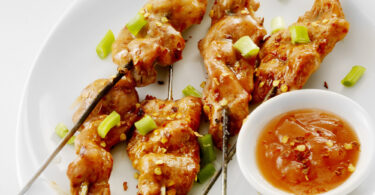 Photo de la recette : Recette brochettes de porc sauce aigre douce