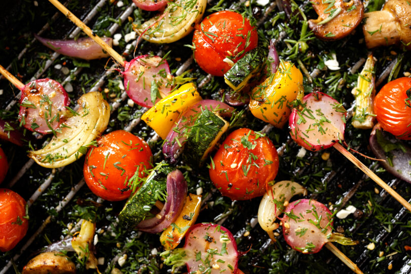 Photo de la recette : Recette brochettes végétaliennes